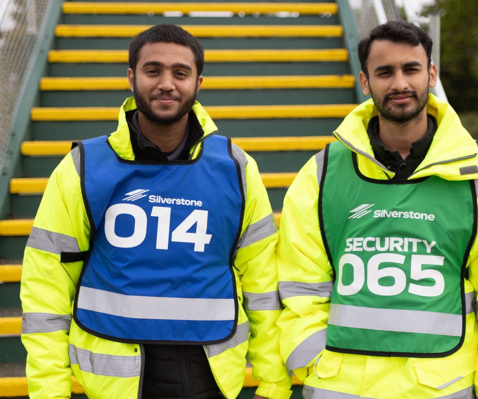 Two Professional Security personnel guarding an event