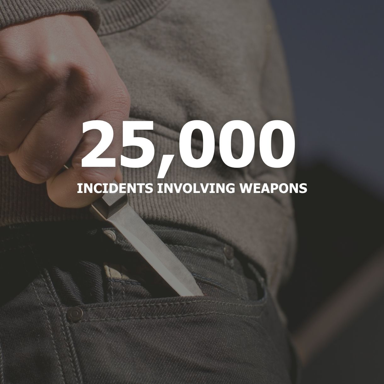 Man with Knife retail crime