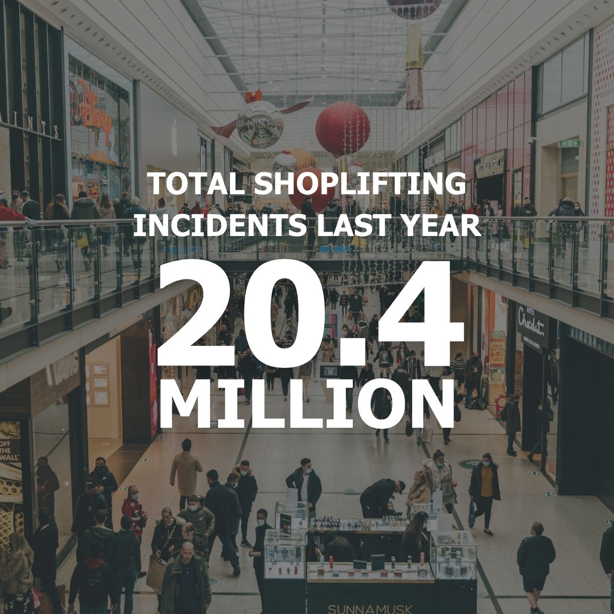 Shopping Centre at Christmas