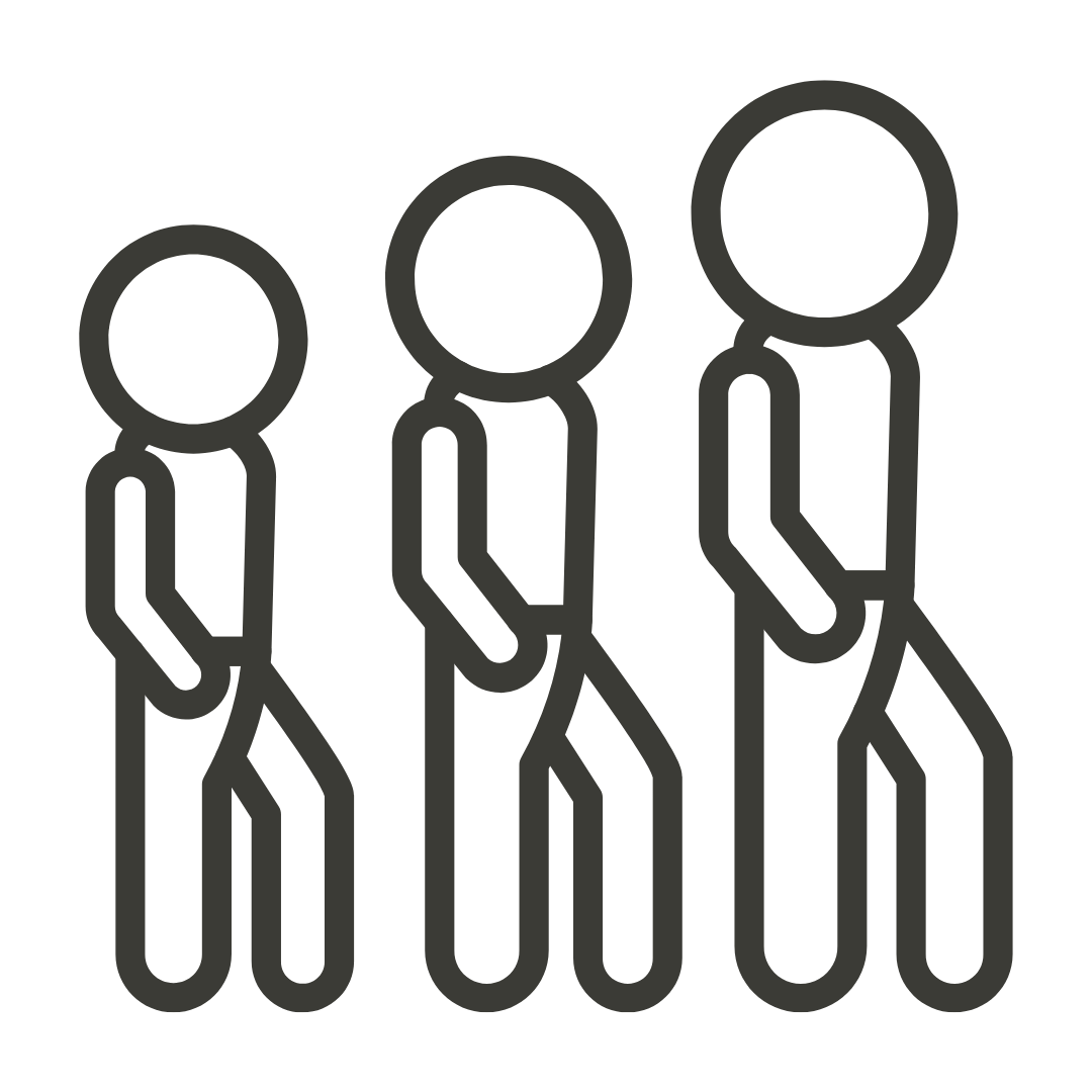 icon of 3 people walking