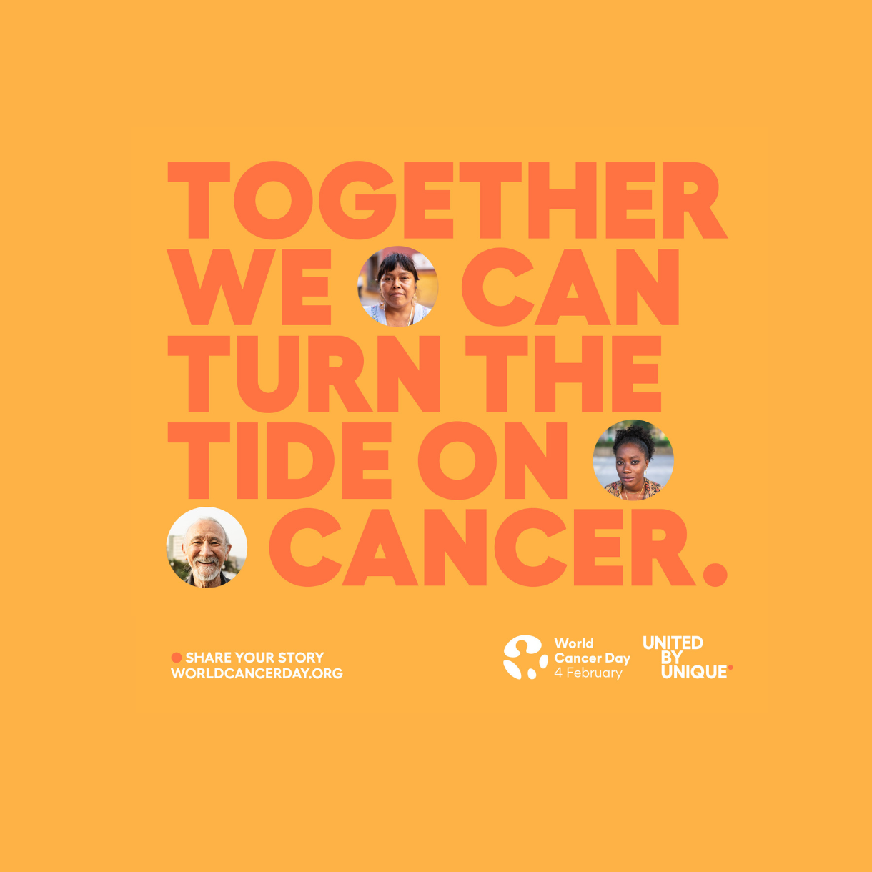 Together we can turn the tide on cancer